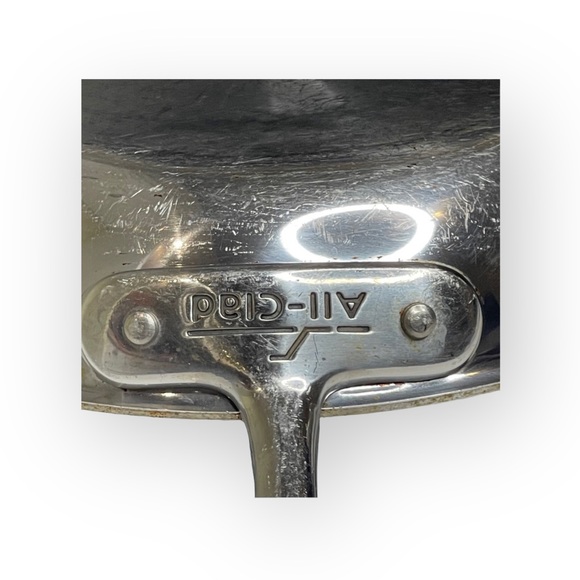 All Clad ★ Polished Stainless Steel 10 Inch Fry Pan ★ Professional Cookware ★ - Picture 13 of 16